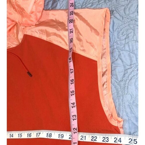 Avia Womens Sleeveless Hooded Top XL/XG 16-18 Red & Peach Nylon Polyester - Picture 7 of 7